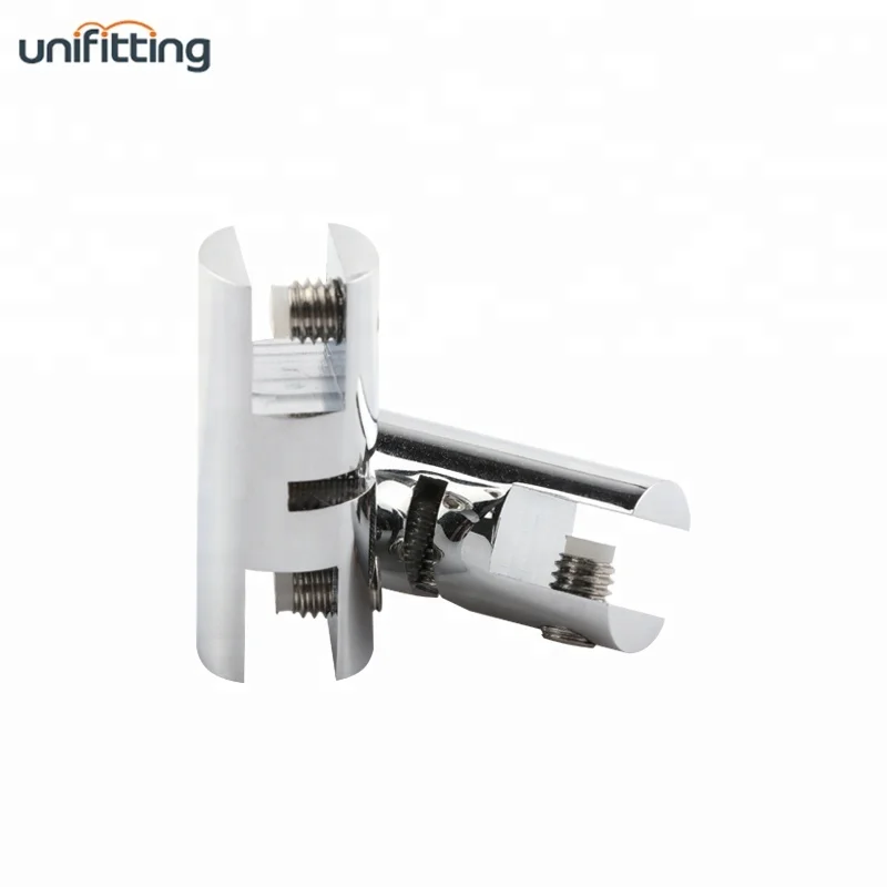 Brass cable display system single side clamp sided clamp for glass shelves  B-CVD-CP