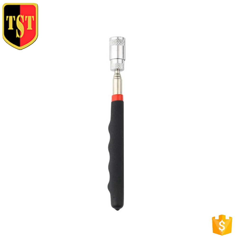 Stainless Steel LED Telescopic Strong Magnetic pick up Pole tools 8-LB For picking up metal parts, hardware tools