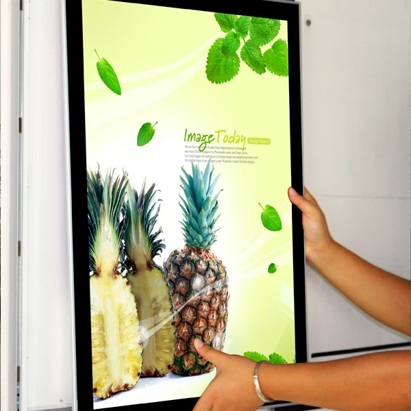 
Frame Advertising Light Box AF12A Single Side Magnetic Type Aluminum Ultra Slim Light Box Advertising Display 2835 LED Strip 