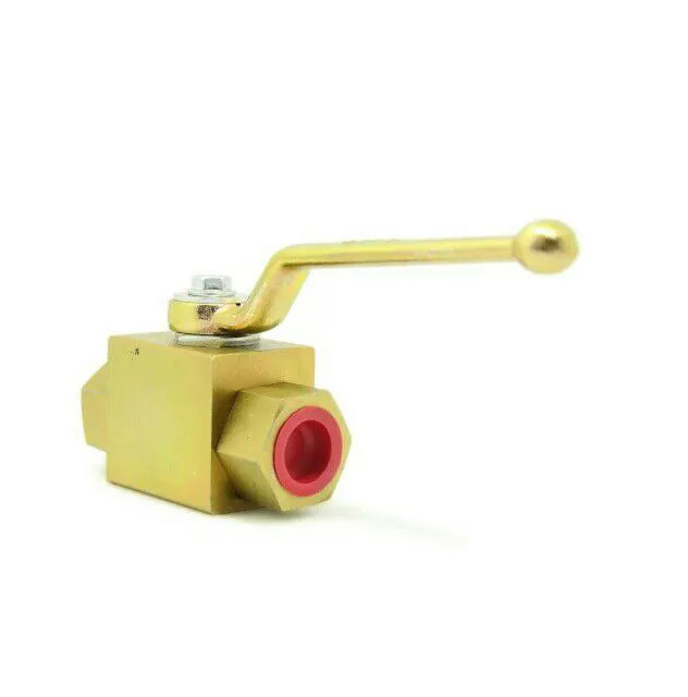 high pressure NPT male threaded block body Hydraulic Ball Valve
