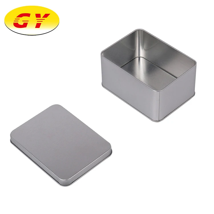 Item storage box gift metallic thin metal tin box