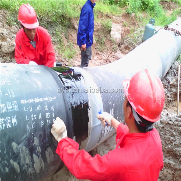 Steel pipeline coating 3-layer polyethylene coating