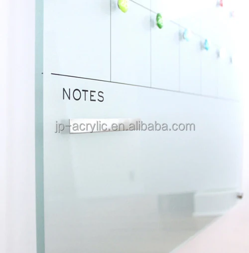 Wholesale Wall Mounted Floating Clear Acrylic Calendar Dry Erase Board