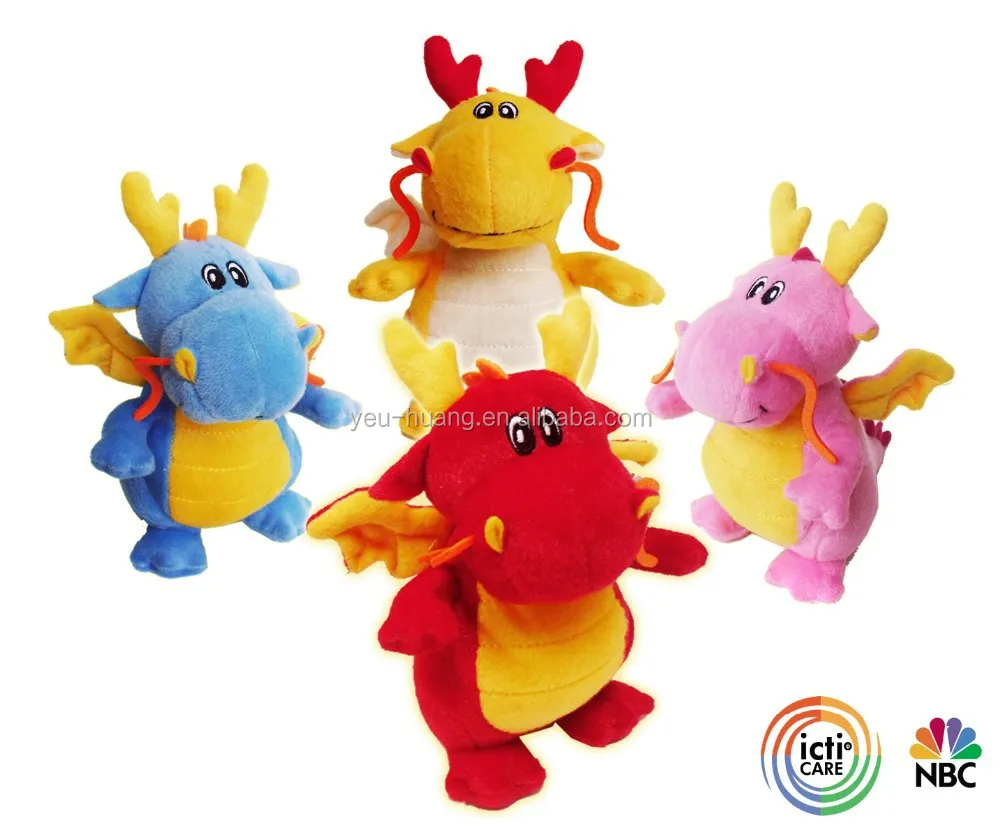 Valentine stuffed standing dragon soft plush doll toys stuffed animal plush toy supplier manufacturer