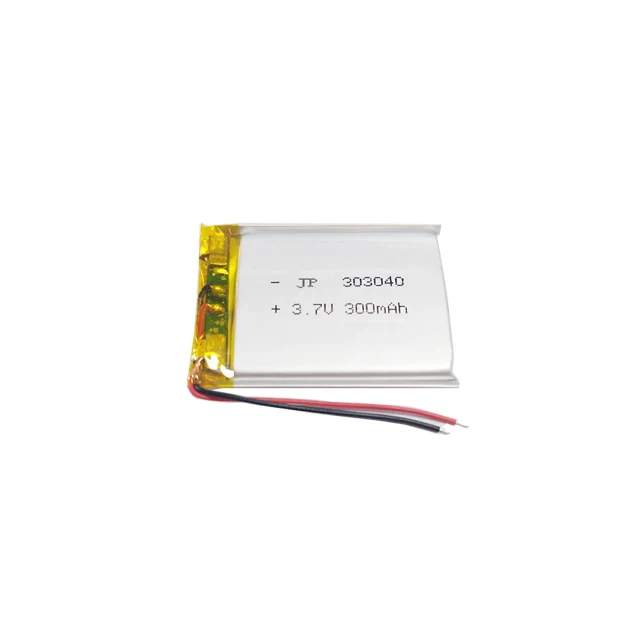 best quality high efficiency akku CE ROHS  battery 303040 3.7v 300mAh for vr