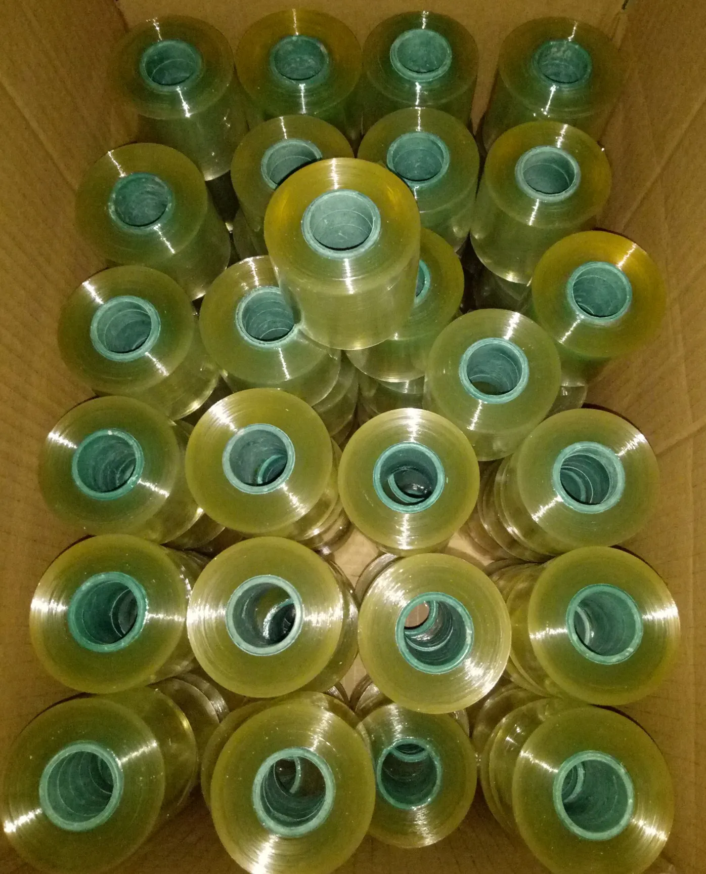 Made In China High Clear 60mm*30 micron Self Adhesive PVC Film Imported For Wire Wrapping