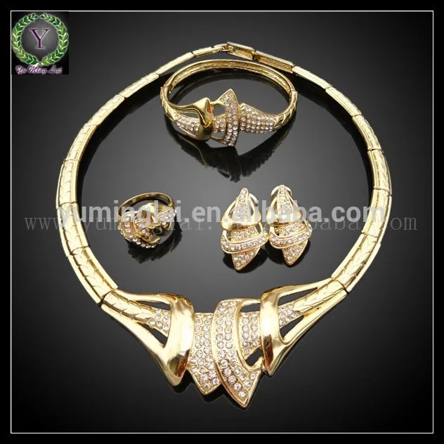 африканский бусы свадьба сайт alibaba комплект ювелирных изделий с 18k позолоченный браслет ювелирных изделий