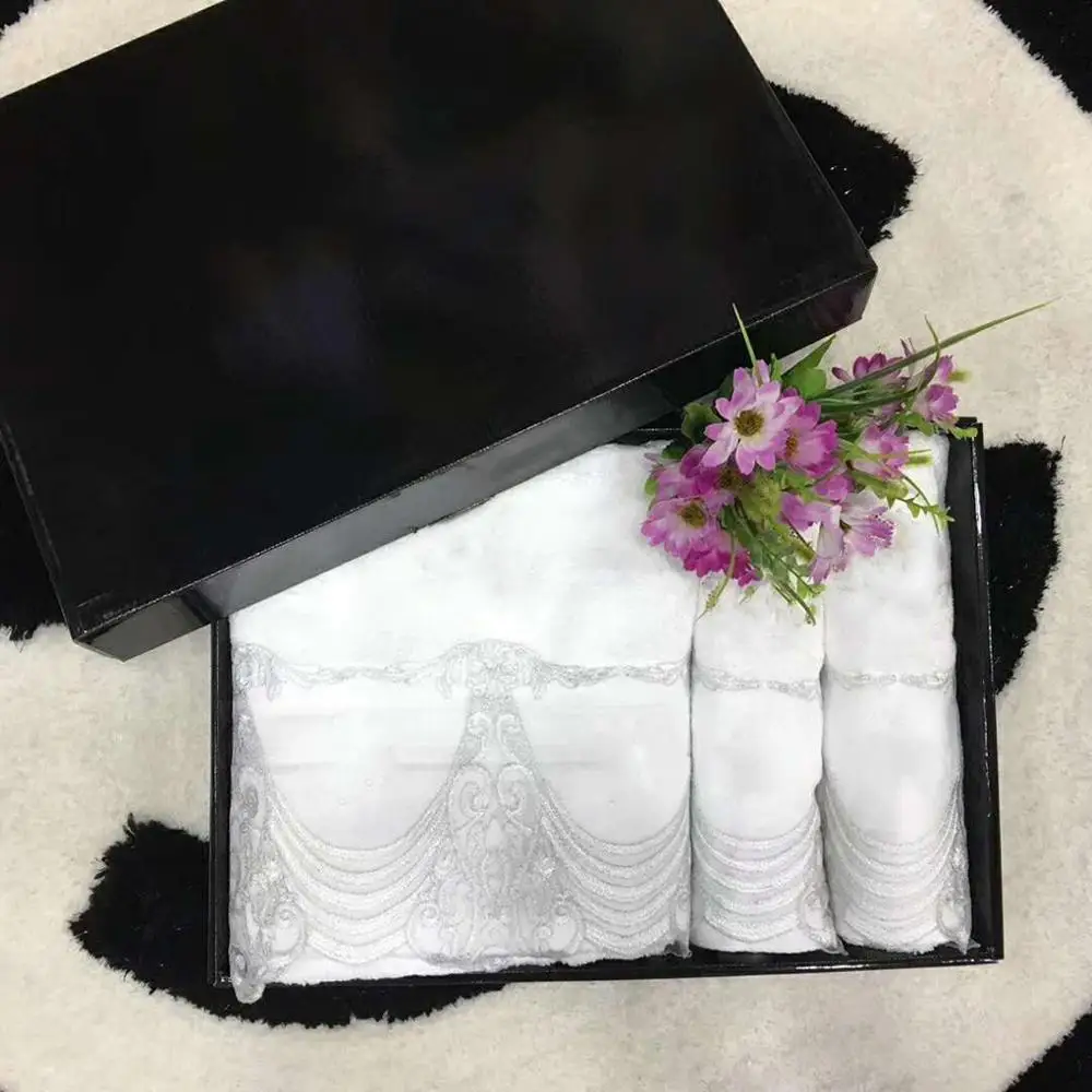 
Towels Turkey Lace Towels Wholesale 3 pcs 