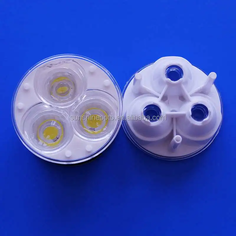 3 IN 1 Board 3x1w 3x3w Aluminum PCB board customized for 3 LED LENS