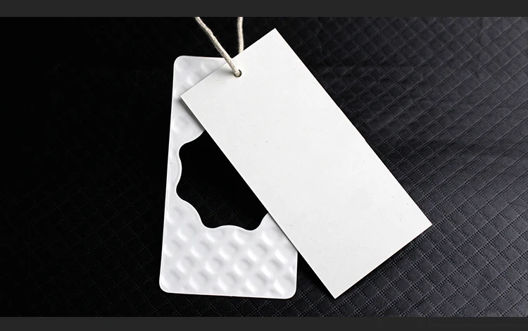 china recycled paper underwear brand hang tag and label for clothing