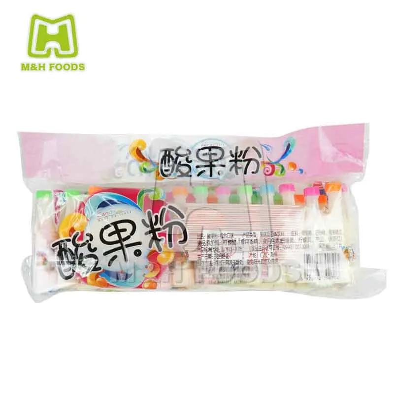 7g Cola Bottles Fruity Sour Powder Candy