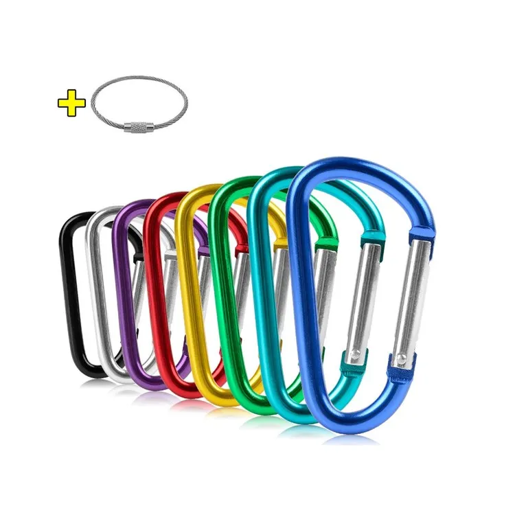 Customized High Quality Mountain Climbing Lightweight Rock Aluminum Carabiners