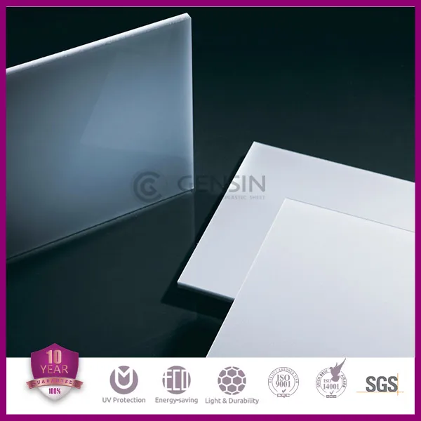 100% натуральный поликарбонатный диффузный Опаловый лист для светодиодных ламп с высоким коэффициентом пропускания света по низкой цене