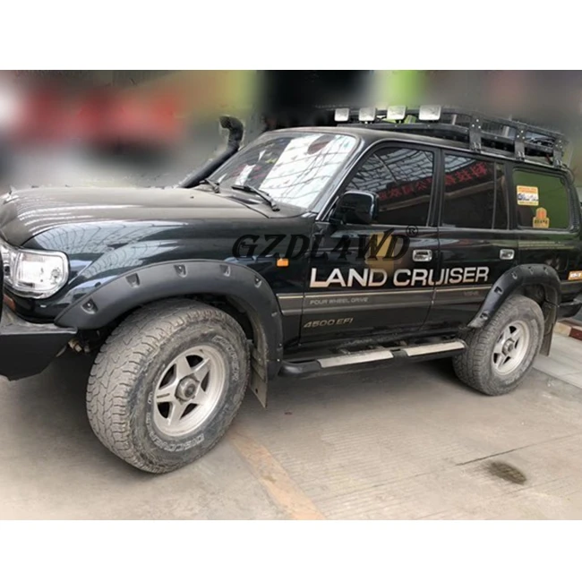Pocket Style Car Fender Flares For Land Cruiser 80 Series 92-97