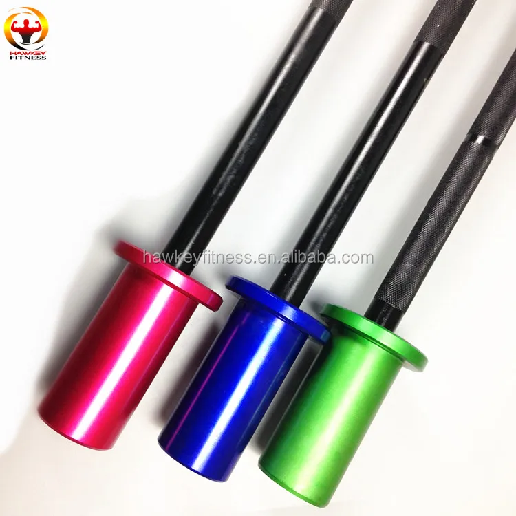 
Colored 5LB Aluminium Weightlifting Barbell bar for Kids 