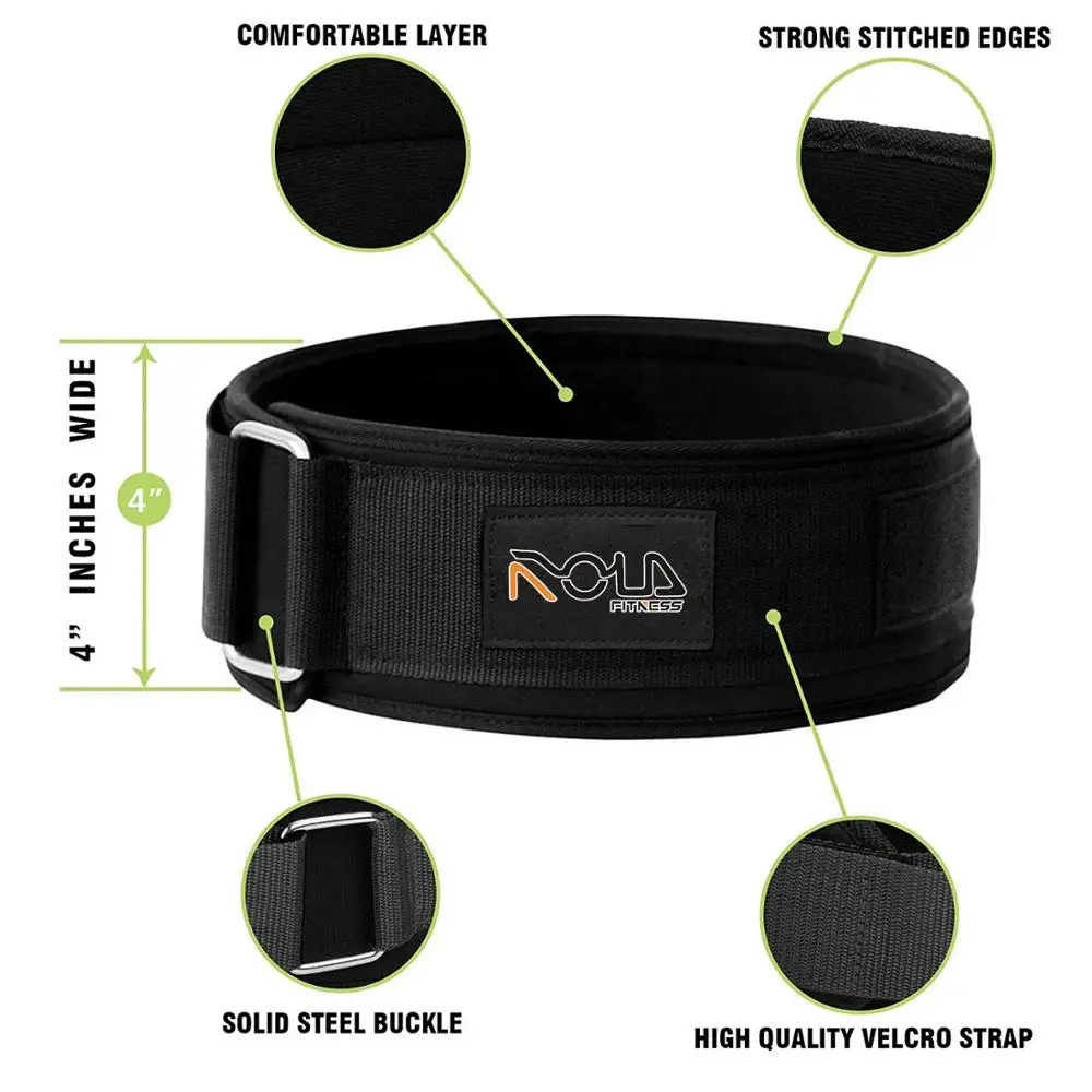 Fitness Training Back Support Powerlifting Weightlifting Belt Neoprene