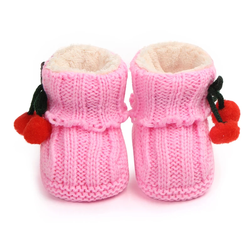 High quality warming cotton winner crochet baby shoes baby boots
