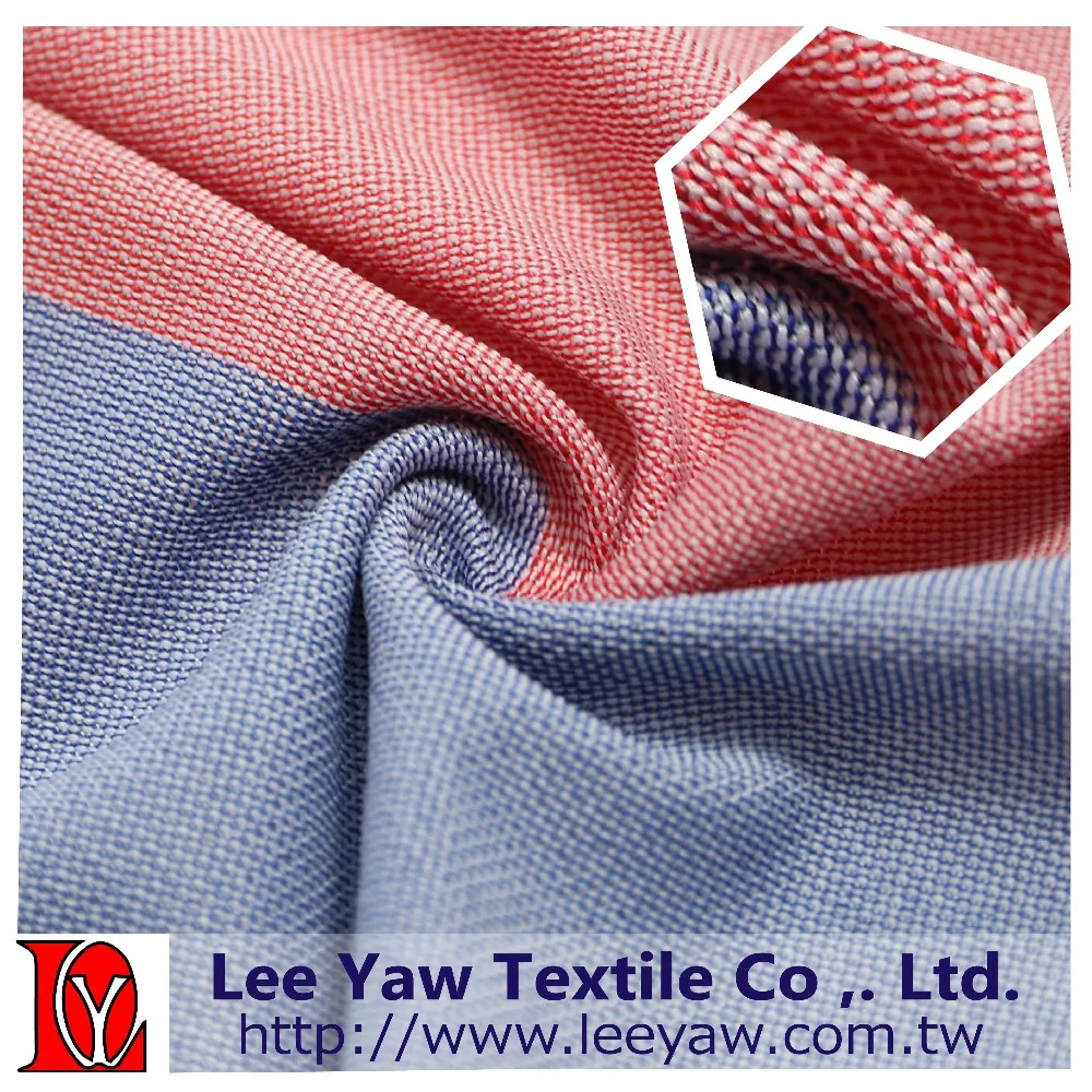auto stripe oxford pique fabric
