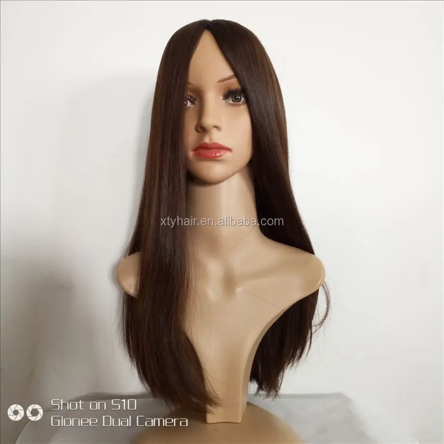 Best quality human hair wig wholesale silk top jewish wig