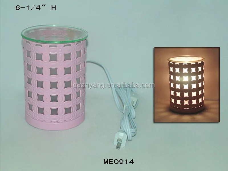 Glass essential oil burner wax warmer