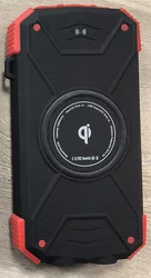 PN-W05 Power Bank Portable Wireless Charger 2.1A with Solar Panel and Flashlight 10000mah Folder Solar Power Bank