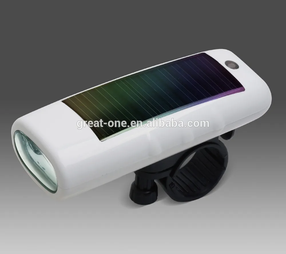 Solar Bike Light With Eletronic Ring