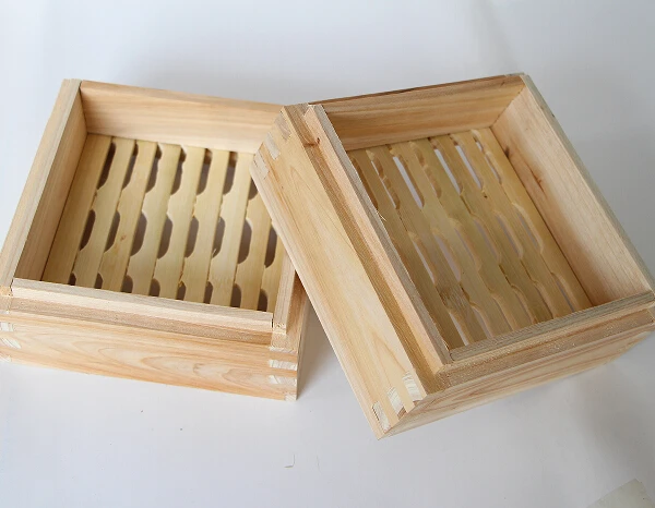 Высококачественный Квадратный Бамбуковый Пароварка для пищевых продуктов