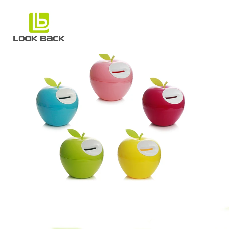 LOOK BACK christmas gift plastic wholesale piggy banks money bank for kids