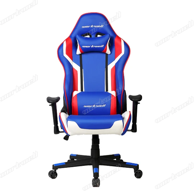 Workwell Recliner Офисный Компьютерный стул синий