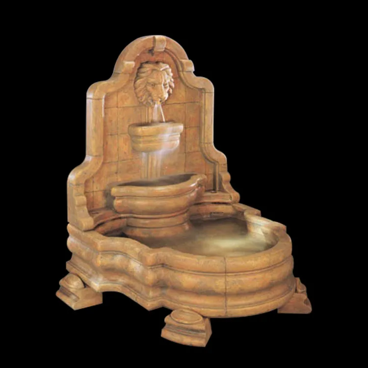 Carving crafts small white stone angel indoor water fountains