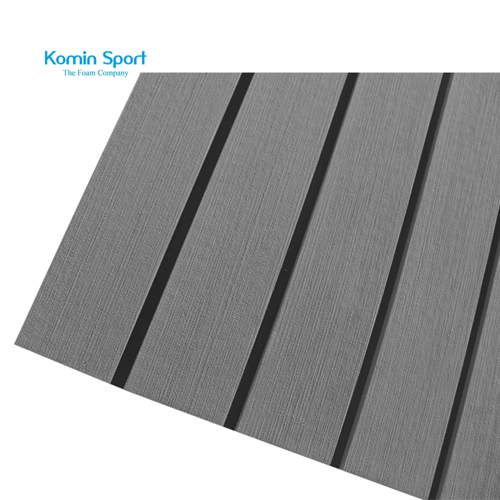 Komin Sport Hot Sale 6mm Anti-UV Light Grey EVA Marine Flooring