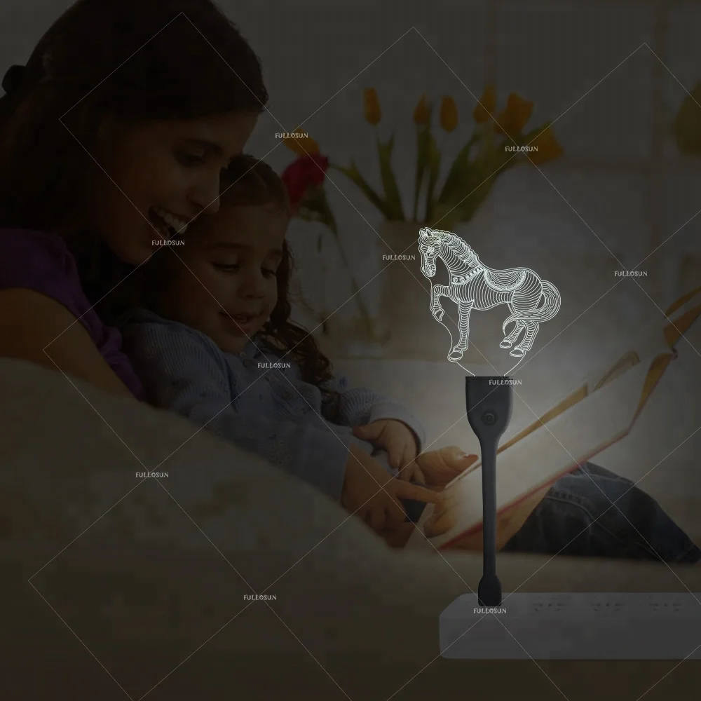 mini usb led lamp christmas lights horse led night light lamp  decorative usb table nightlight  usb port
