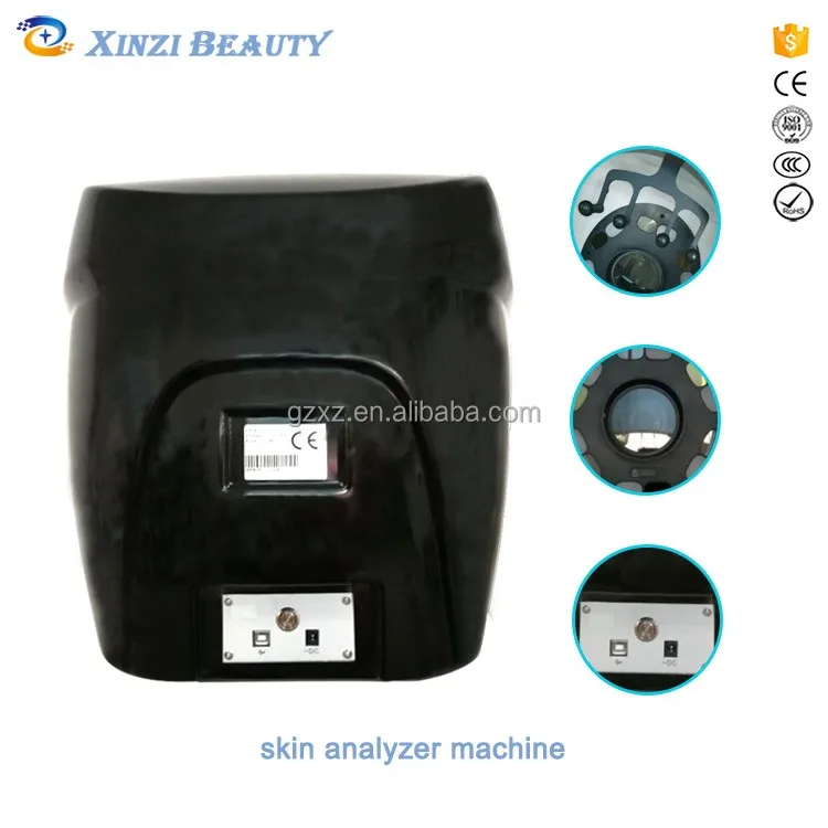 quantum resonance magnetic analyzer scanner machine 3D facial skin analysis UV RGB PL spectrum canon