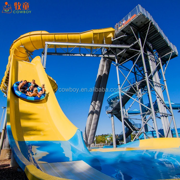 Стекловолокно боомеранго Бассейн Водные горки в аквапарк для продажи