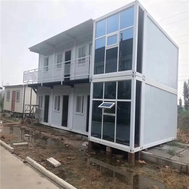 Luxury Modern Design Prefab Container House With Glass