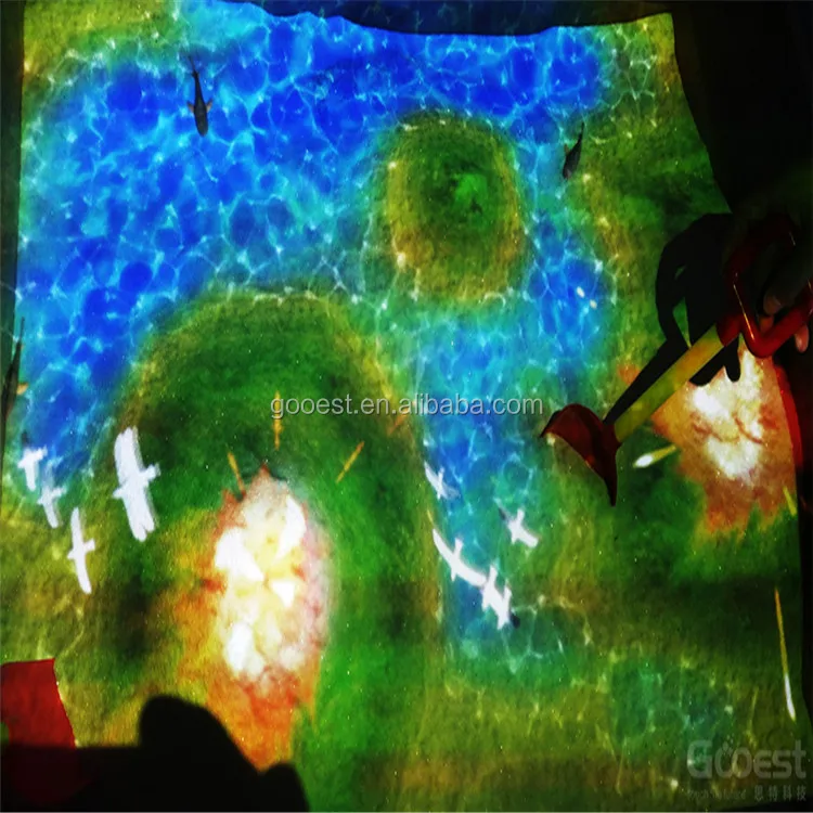 
interactive projection games amusement park AR products interactive fantastic sand table interactive floor game 
