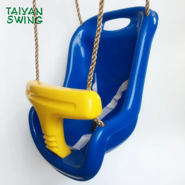 Garden Plastic Infant Swing Chair with Rope