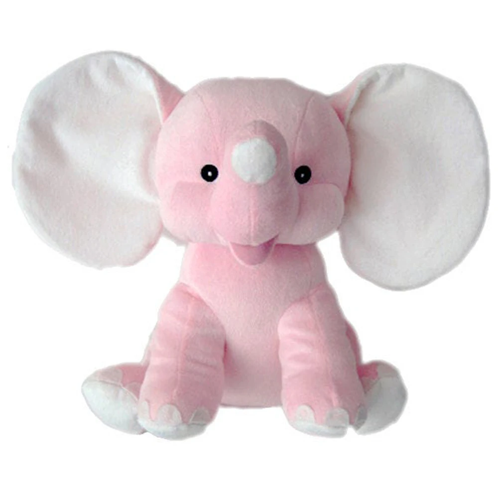 Big ears pink plush elephant soft toys elephant