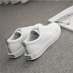 2019 Summer Breathable Popular Women White Shoes Students Casual Flat Shoes