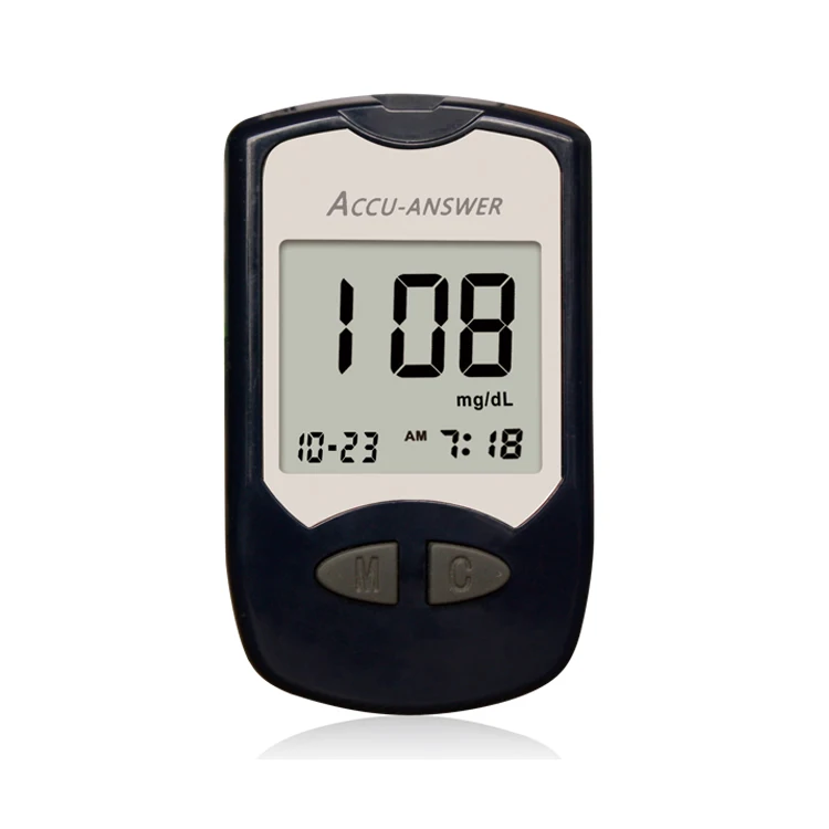 CE ISO13485 Electronic Blood Glucose Meter Glucometer Blood Glucose Monitor With Free Test Strips