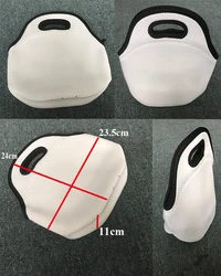 All side blank Lunch bag for  8 in 1 combo sublimation machine Printing