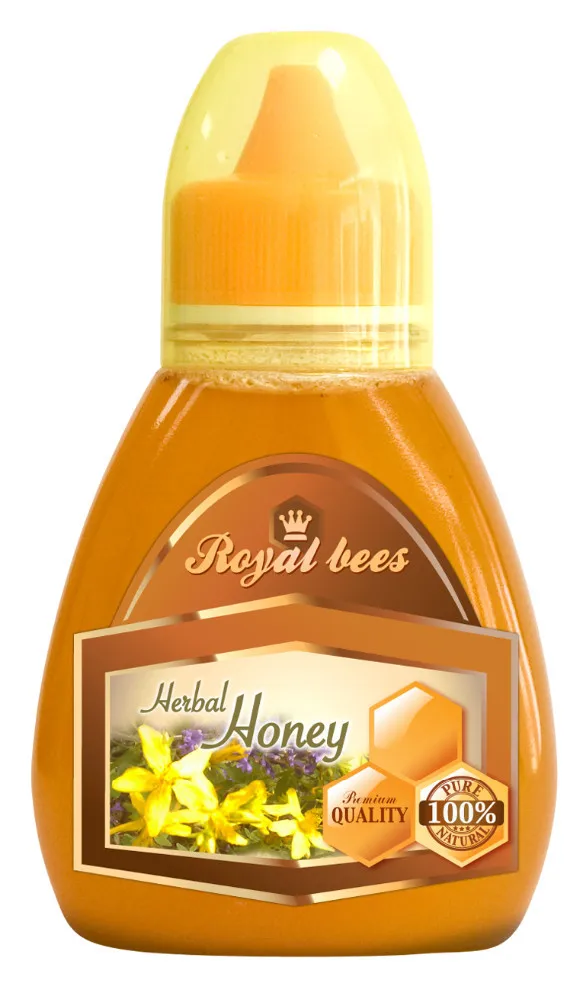 
100% Natural Mountain bulgarian Herbal Honey for sale in bottle 