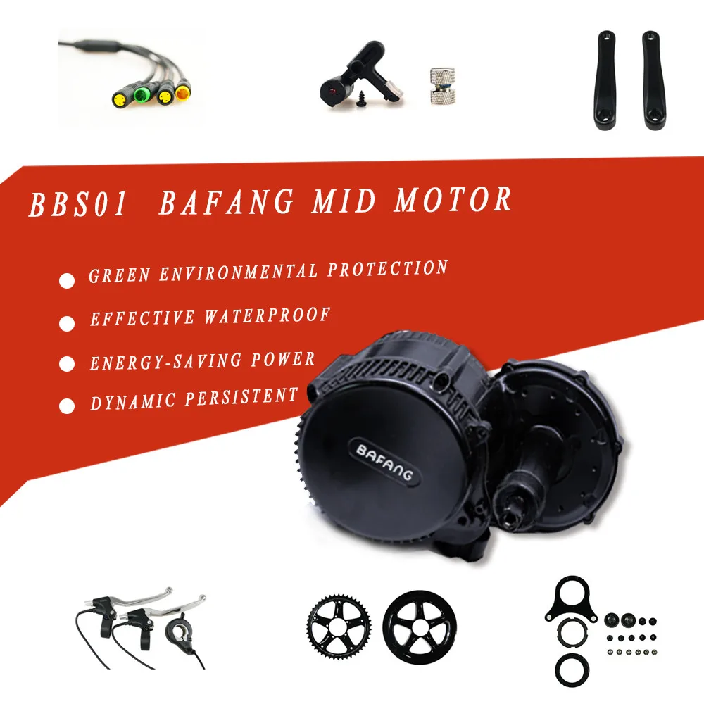 DIY Project Bafang 8fun BBS02 48V 750W Mid Drive motor ebike conversion kit electric bicycle motor