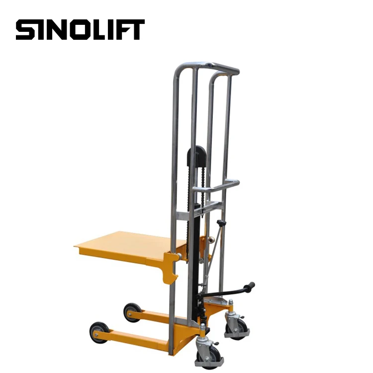 QP(L) Manual Mini Fork Stacker with Traceless Slient Wheel