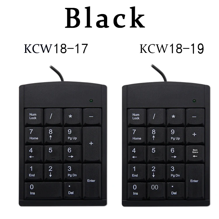 17/18/19 keys ABS Keypad Button Material High Quality usb keyboard number pad