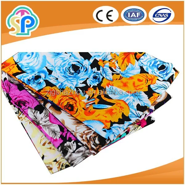 
100% artificial silk fabric, viscose silk printed fabric 