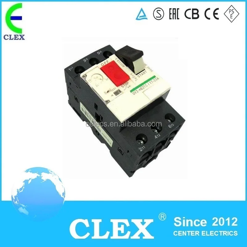 Motor Protection Circuit Breakers GV2/GV3 MPCB with different current amp