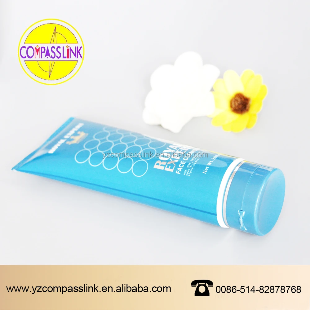 Yangzhou hand cream packing lotion containers cosmetic pe plastic soft  cosmetic squeeze tube
