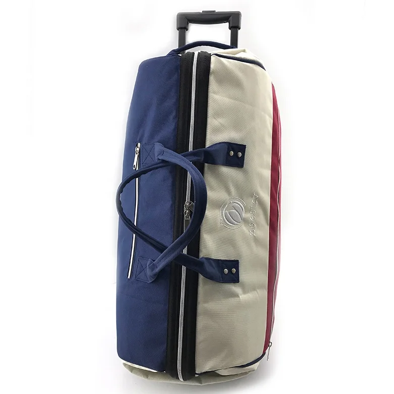 Ladies Rolling Duffel Trolley Travel Bag Tote Carry-on for Short Term Trips Weekend