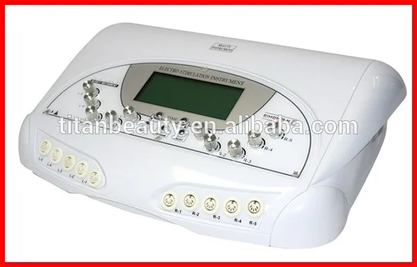 
2 In 1 Russian Physiotherapy Electric Muscle Stimulator /10 Electrode Pads Electric Muscle Stimulation Breast Care Machine 